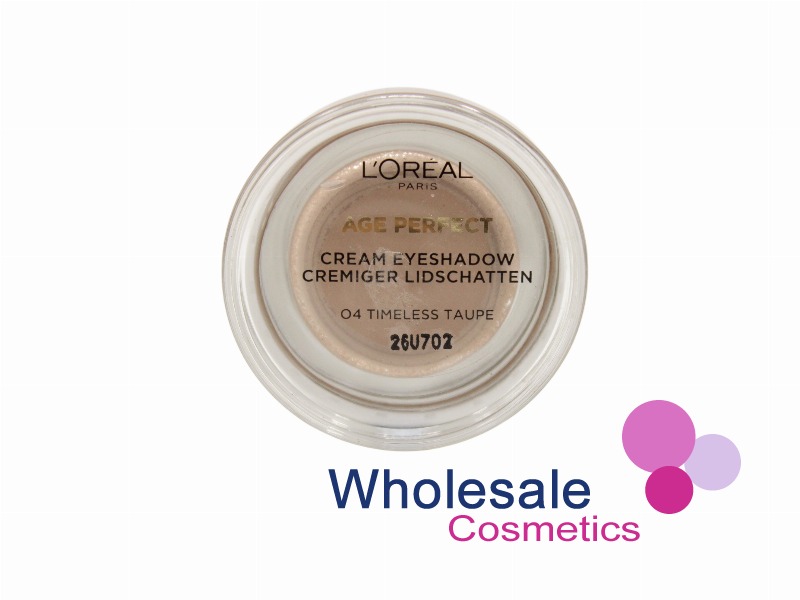 6 x L'Oreal Paris Age Perfect Cream Eyeshadow - 04 TIMELESS TAUPE
